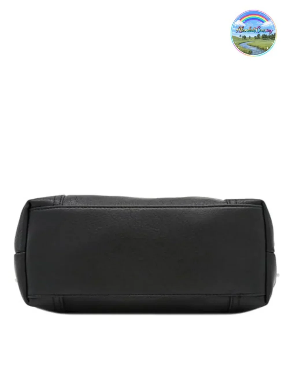 Faux Leather Hobo Shoulder Bag with Big Snap Hook Hardware